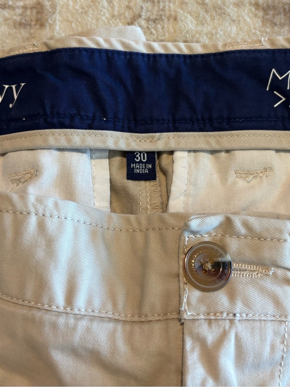 crown & ivy Beige Men's Chino shorts